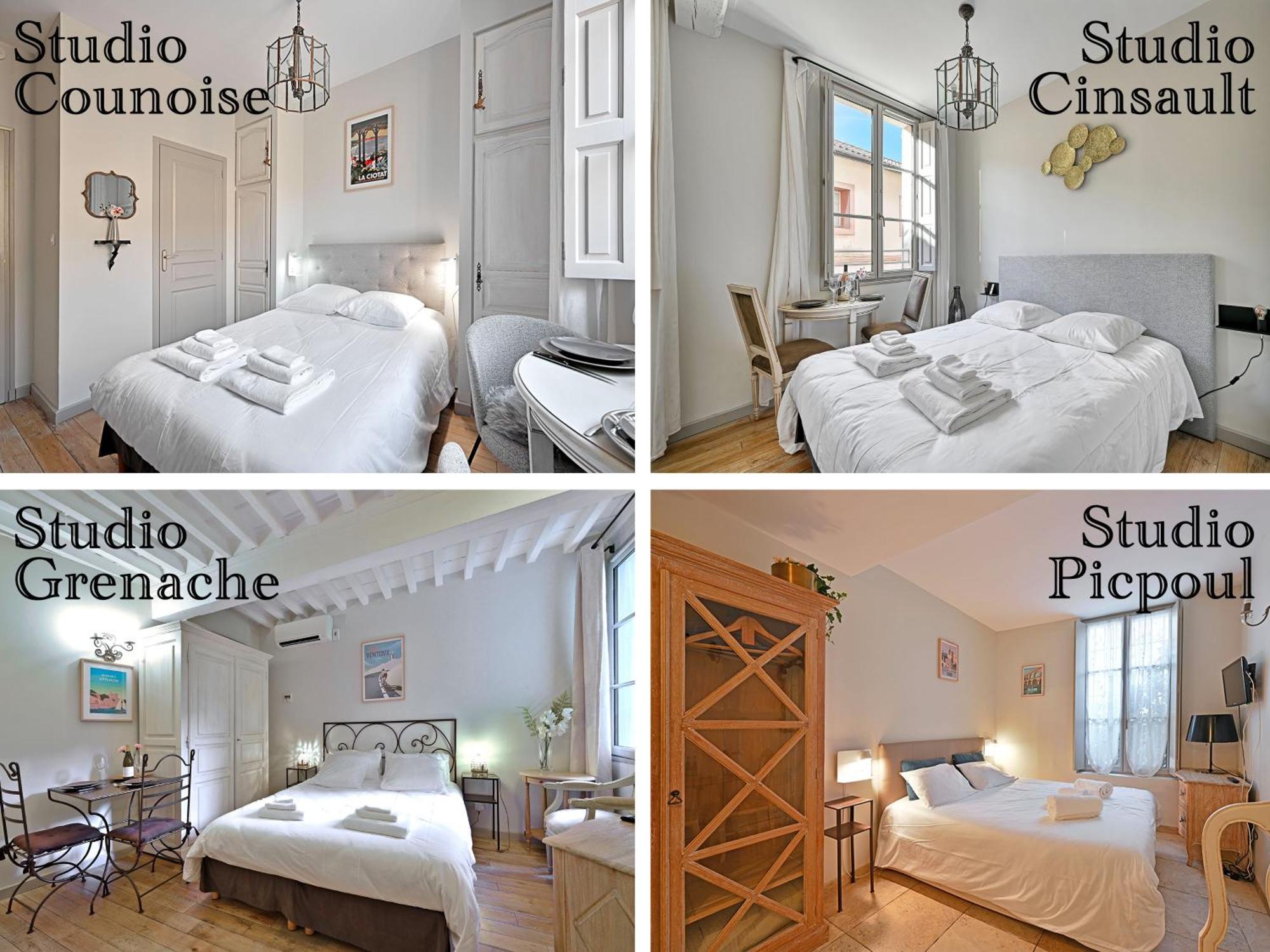 Au Coeur Des Papes, Dans Batisse De Charme Studios & Appartements En Coeur De Ville Avignon Buitenkant foto